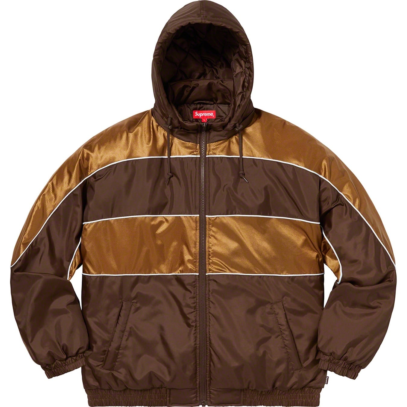 Sports Piping Puffy Jacket view 8
